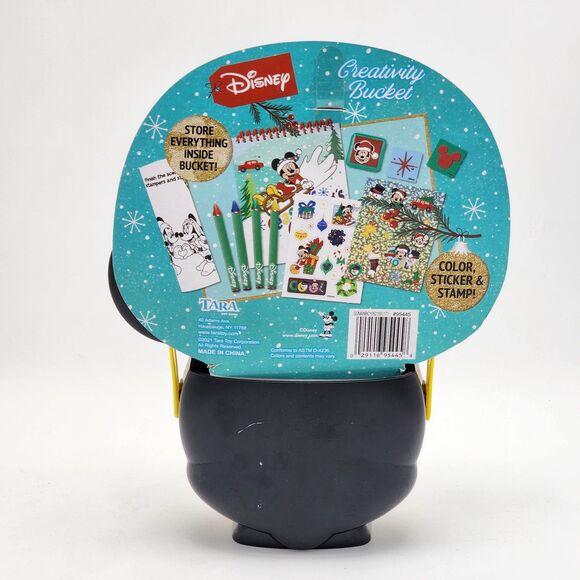 Disney Mickey Mouse Creative Bucket Holiday Winter Art Activity Kit BRAND NEW - Picture 4 of 5